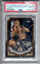 2018 Topps UFC Museum Collection KHABIB NURMAGOMEDOV Copper /159 PSA 10 POP 2