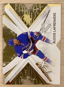 Alexis Lafreniere 2022-23 SPx Radiance FX Gold /99  New York Rangers