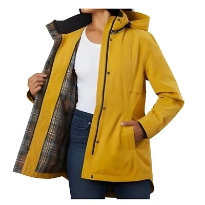 NWT Pendleton Ladies' Waterproof Breathable Rain Trail Jacket Yellow Size LARGE - Image 1 of 4