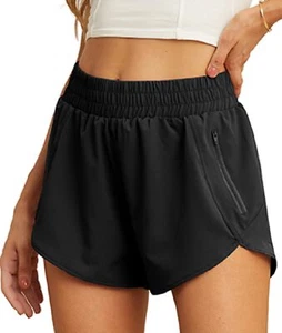 Womens Running Shorts 2025 Summer High Waisted Quick Dry Athletic Work Out Gy... - Picture 1 of 6