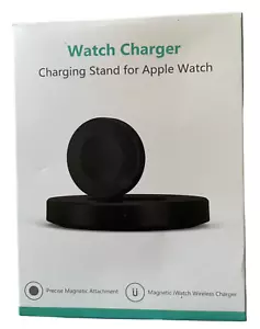 Charging Stand Dock T21 for Watch Series SE 7 + 6 + 5 + 4 + 3 + 2 - Black - Picture 1 of 2
