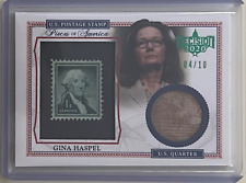 GINA HASPEL #/D 4/10 2020 DECISION STAMP / COIN RELIC HISTORIC CARD DIRECTOR CIA