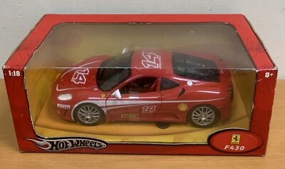 Hot Wheels 1/18 Scale Diecast P4403 - Ferrari F430 Challenge - Red - Image 1 of 4