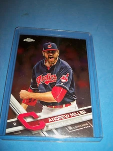 2017 Topps Chrome #175 Andrew Miller Cleveland Indians Card - Picture 1 of 2