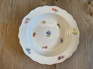 Meissner Porzellan Streublümchen / gestreute Blümchen Teller 18cm Ostern - Bild 1 von 7
