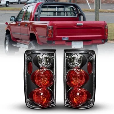 Black Clear Tail Lights for 1989-1995 Toyota Pickup Rear Brake Signal Lamps L+R - Image 1 of 4