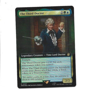 FOIL EXTENDED The Third Doctor Doctor Who Universes Beyond MAgic the gAthering