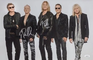 Phil Collen Joe Elliott DEF LEPPARD signed Autogramm 11x17 Foto JSA ZEUGE - Bild 1 von 4