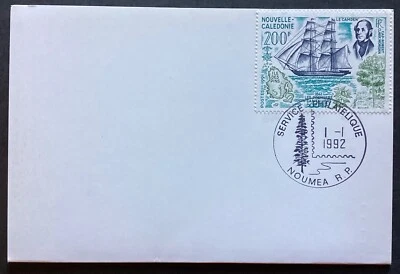 NEW CALEDONIA 1991 200f Ile des Pins Discovery on Presentation Card (PD405) - Image 1 of 2
