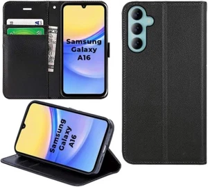 Für Samsung Galaxy A16 5G Handy Hülle Wallet Flip PU Leder Kartenfach Cover - Bild 1 von 15