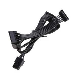 6pin To Satax4 Elbow Black Flat Wire Module Cable For G1G2G3 Power Module Cable - Afbeelding 1 van 7