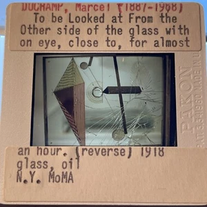 Marcel Duchamp “To Be Looked At From The Other Side” Dada 35mm Art Slide - Picture 1 of 3