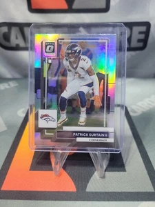 2022 Patrick Surtain II Donruss ologramma argento ottico SP #62 Denver Broncos - Foto 1 di 2