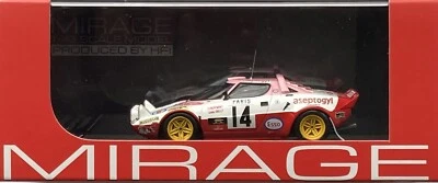 1/43 Mirage by HPI #8244 Lancia Stratos 1977 Monte Carlo #14 Dacremont & Galli - Image 1 of 4