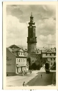 Deutschland AK Weimar - Schlossmuseum und Resl Cafe 1953 Echtfoto Postkarte - Bild 1 von 4