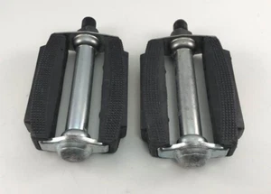 Vintage HTI-841 Block Pedale 1/2" Spindeln passend für einteilige Kurbeln ~ Cruiser / BMX - Bild 1 von 7