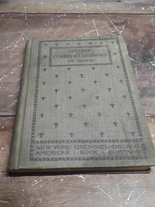 Antique Book -  Guerber’s Contes Et Legendes Jere Paris CR 1895 - Imagen 1 de 8
