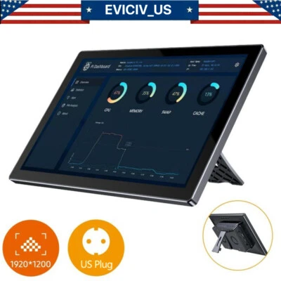 EVICIV 10.1" Portable Monitor 800P HDR Touch Screen USB C 1280*800P W/VESA 2024 - Image 1 of 4