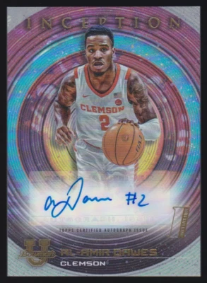 2022-23 Bowman Inception University Autographs #BIA-AD Al-Amir Dawes - Image 1 of 2