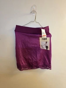 Vintage Cupid Slip Built In Panties Sz Large Magenta Pink New Old Stock - Picture 1 of 14