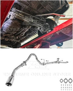 For 98-07 Toyota LX470 Land Cruiser | T304 Stainless Steel Cat Back Exhaust Kit - Picture 1 of 24