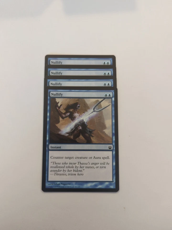(4) Nullify *PLAYSET* Born of the Gods Regular NM MTG - Image 1 of 1