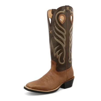 Twisted X BOOT 16" TALL MEN'S 12 D Buckaroo WESTERN RIDING WORK MBK0035 - Image 1 of 4