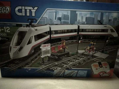 TRENO LEGO City 60051 Treno PASSEGGERI -INCOMPLETO-mancano dei pezzi - Immagine 1 di 4