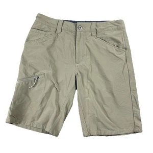 PATAGONIA Quandary Shorts Men's 30 x 10" Tan Style 57826 Hiking Stretch Nylon - Picture 1 of 20