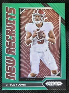 2023 Panini Prizm Draft Picks Bryce Young New Recruits Green Prizm RC #NR1 - Picture 1 of 6