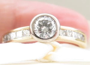 Genuine 0.65ct Diamond Ring 18K Yellow Gold Michael Hill Jeweller - Picture 1 of 9