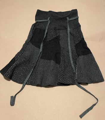 Sonia Rykiel Wool Skirt Mid Length Grey Women's (Size EUR 40 UK 12) - Image 1 of 4