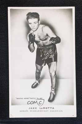 1940-70 Boxing News Photos Jake LaMotta #49 - Image 1 of 2
