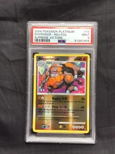 Cartas Pokémon: Supreme Victors Reverse Holo: Rhyperior 10/147 PSA 9 - Imagen 1 de 6