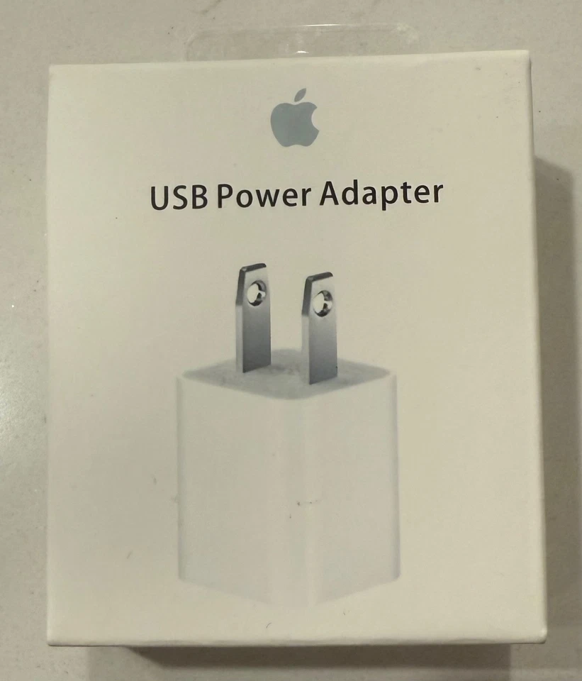 Original Apple 5W USB Power Adapter - Brand New in box - MD810LL/A - Image 1 of 3