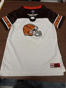 Majestic Medium Cleveland braunes Fußballtrikot Damen - Bild 1 von 8