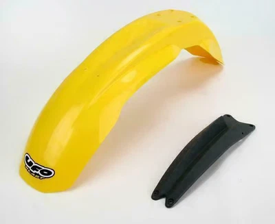 Guardabarros delantero UFO Plastics - amarillo husky moto HU03312-103 Foto 1 de 3