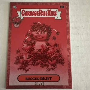 2025 Bugged Bert 51b SP 40th Anniversary Ruby Red GPK 31/40 - Picture 1 of 2