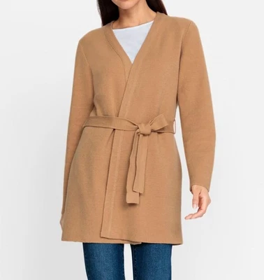 Mode von Heine Damen Strickjacke Langarm V-Ausschnitt camel Gr. 36 NEU - Bild 1 von 2