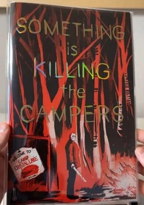 SDCC "SOMETHING IS KILLING THE CAMPERS" GOLD SPOT FOIL LTD #5 OF 25 PRESALE NM - Bild 1 von 2