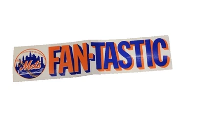 New York Mets MLB FAN Bumper Sticker Logo Collectable NEW - Image 1 of 2