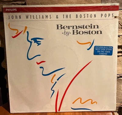 John Williams Boston Pops Bernstein by Boston Philips 1986 EU NEW SEALED LP - Image 1 of 2