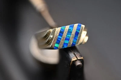 Precioso anillo de oro de 14k para hombre talla 11,75 Foto 1 de 4