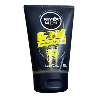 Nivea Men Clean Beard & Skin Comfort Face Wash 3.38 Oz - Image 1 of 2