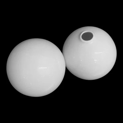 Christbaumkugel Christbaum Kugel Weihnachtskugel Porzellan Weihnachten Weiß - Bild 1 von 3