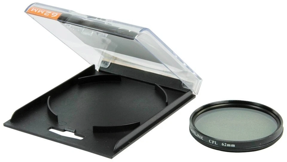 CAMLINK CPL FILTER 62MM, INCREASES CONTRAST + SATURATION, ANTI REFLECTION - Image 1 of 1