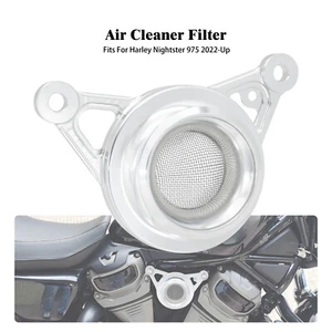 Chrome Air Filter Cleaner Intake System Fits For Nightster 975 RH975 2022-2023 - Picture 1 of 17