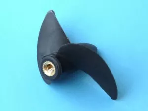 Propeller 2 Blatt 35x25 M4 - P1.4 linksdrehend -Kunststoff Prop für RC Rennboote - Bild 1 von 2