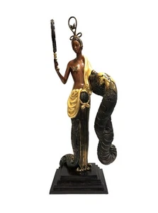 Erte "Bamboo" 1989 | Rare Bronze Sculpture | Edition of 375 | Art Deco | GallArt - Picture 1 of 7