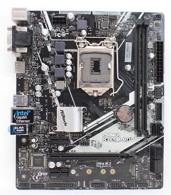 ASRock B365M-HDV Intel B365 microATX socket scheda madre 1151 (#19557) - Immagine 1 di 3